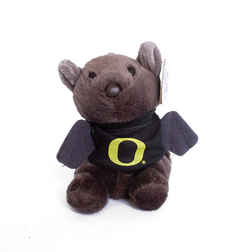 Classic Oregon O, Spirit Product, Yellow, Plush, Gifts, 5", Bat, Aurora, Palm Pals, Tree, 834414